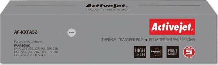 Active Jet Συμβατή Μελανοταινία για Panasonic KX-FA52X (2τμχ)