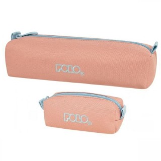 Polo Wallet Κασετίνα Βαρελάκι με 1 Θήκη Ροζ 9-37-006-3756