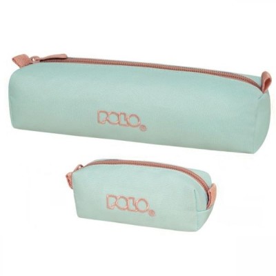 Polo Original Wallet Κασετίνα Βαρελάκι με 1 Θήκη Γαλάζιο/Ροζ 9-37-006-5639