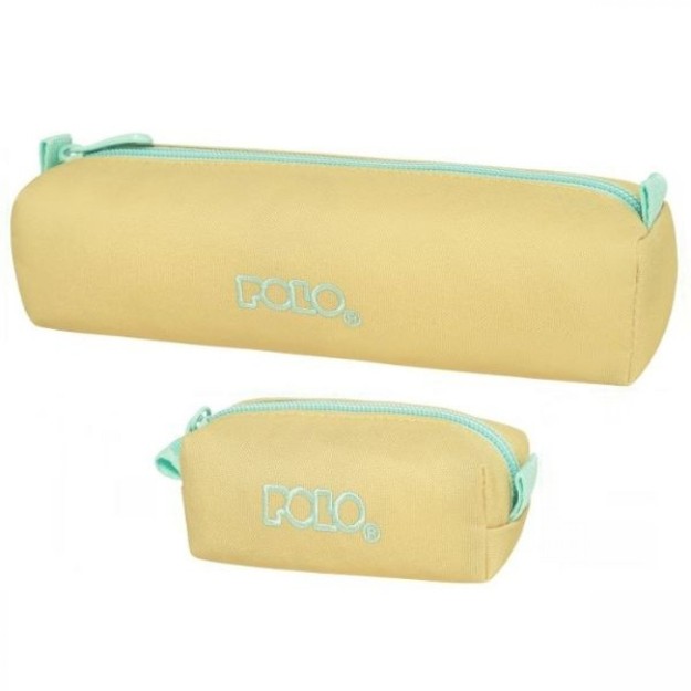 Polo Wallet Κασετίνα Βαρελάκι με 1 Θήκη Κίτρινη 9-37-006-7059