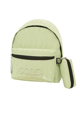 Polo Mini Zucchero Γυναικεία Τσάντα Πλάτης Πράσινη 9-07-055-8323