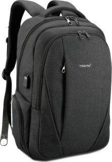 Tigernu T-B3399 Ανδρικό Υφασμάτινο Σακίδιο Πλάτης με Θύρα USB Μαύρο