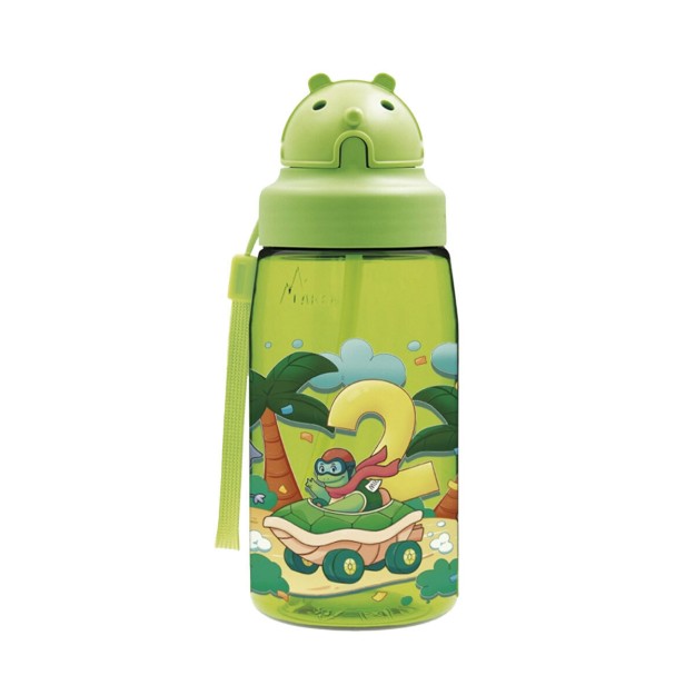 Laken Παιδικό Παγούρι Disney Cars Πλαστικό με Καλαμάκι Πράσινο 0.45ml OBYFC