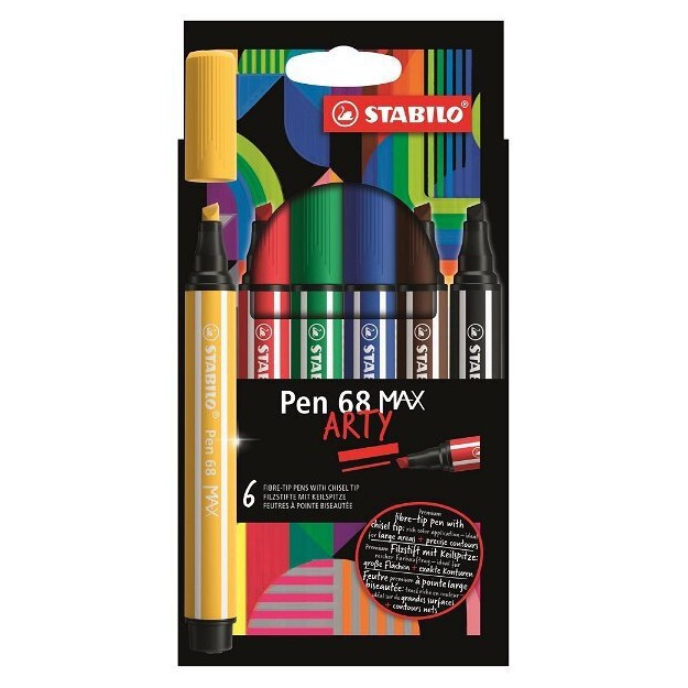 Stabilo Pen 68 Μαρκαδόροι Arty 6τμχ 204091