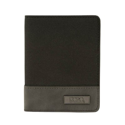 Polo Club Μικρό Υφασμάτινο Γυναικείο Πορτοφόλι Μαύρο 9-38-003-2000