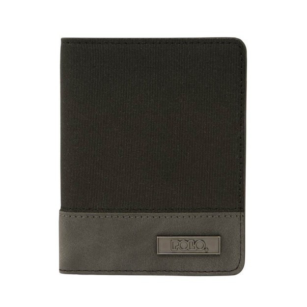 Polo Club Μικρό Υφασμάτινο Γυναικείο Πορτοφόλι Μαύρο 9-38-003-2000