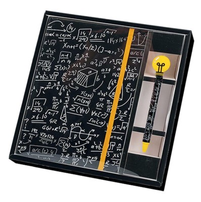 I-Total Math Παιδικό Σετ Γραφικής Ύλης με Σημειωματάριο Α5 και Στυλό με Λάστιχο XL1874