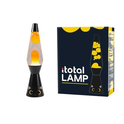 I-Total Lava Διακοσμητικό Φωτιστικό Λαμπτήρας Black Cat XL2711