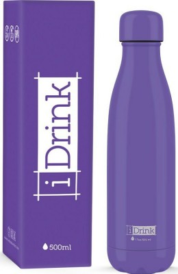 I-Total iDrink Metallics Dark Purple Μπουκάλι Θερμός 0.5lt