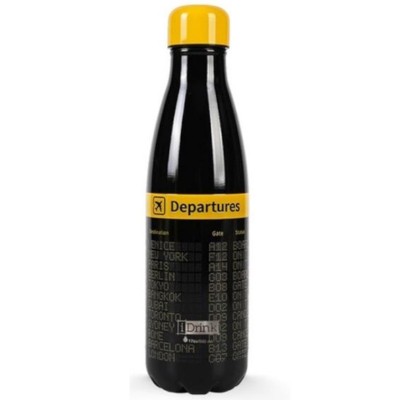 iDrink Μπουκάλι Θερμός Ανοξείδωτο BPA Free 500ml Μαύρο ID0447