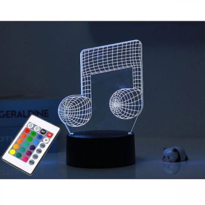 I-Total Διακοσμητικό Φωτιστικό 3D Illusion LED XL2330C