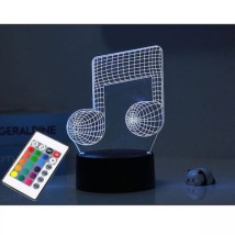 I-Total Διακοσμητικό Φωτιστικό 3D Illusion LED XL2330C