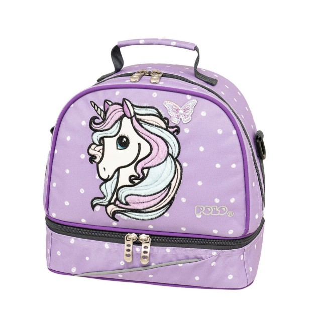Polo Kids Fun Ισοθερμικό Τσαντάκι Φαγητού 6lt Μωβ Unicorn 9-07-056-8274