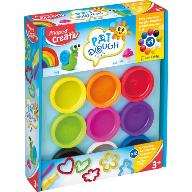 Maped 9 Πλαστοζυμαράκια Πλαστελίνης για 3+ Ετών