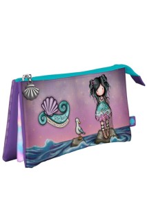 Santoro Κασετίνα με 3 Θήκες Μωβ 1280GJ02