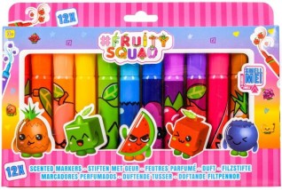 Canenco Fruity Squad Αρωματικοί Μαρκαδόροι Ζωγραφικής σε 12 Χρώματα