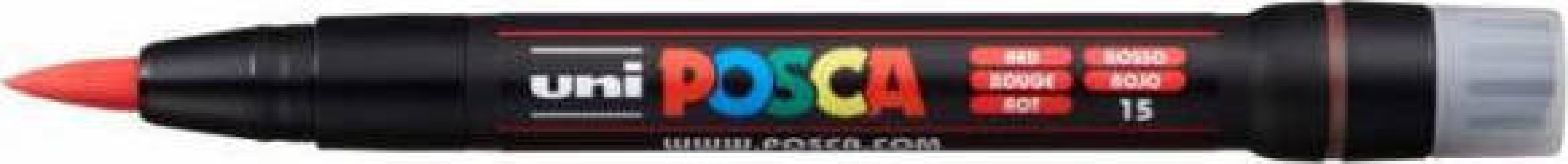 Posca PCF-350 Μαρκαδόρος Σχεδίου 10mm Κόκκινος PCF-350/15