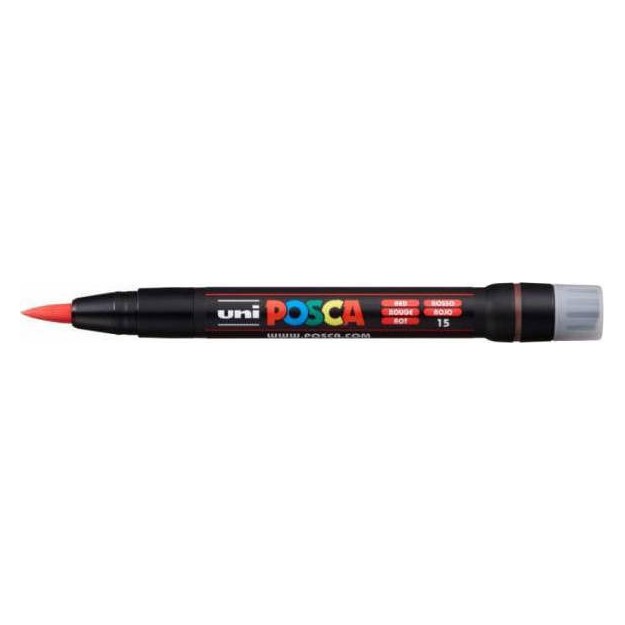 Posca PCF-350 Μαρκαδόρος Σχεδίου 10mm Κόκκινος PCF-350/15