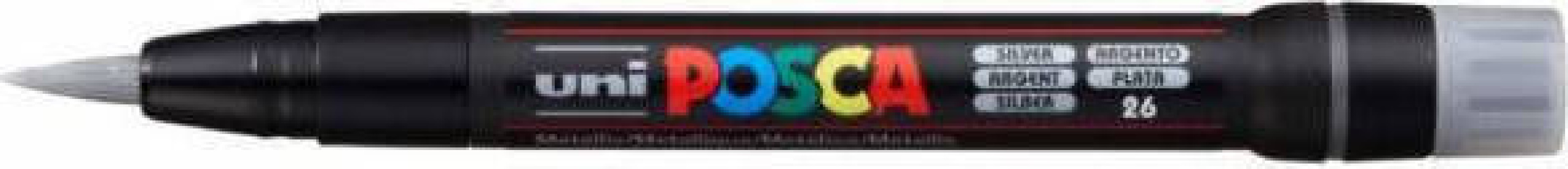 Posca PCF-350 Μαρκαδόρος Σχεδίου 10mm Ασημί PCF-350/26
