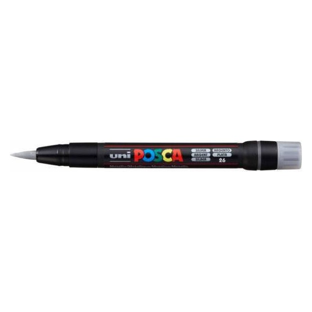 Posca PCF-350 Μαρκαδόρος Σχεδίου 10mm Ασημί PCF-350/26