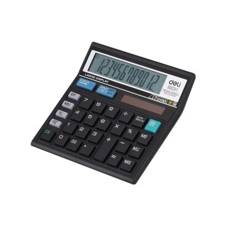 Deli Αριθμομηχανή 39231 12 Ψηφίων σε Μαύρο Χρώμα