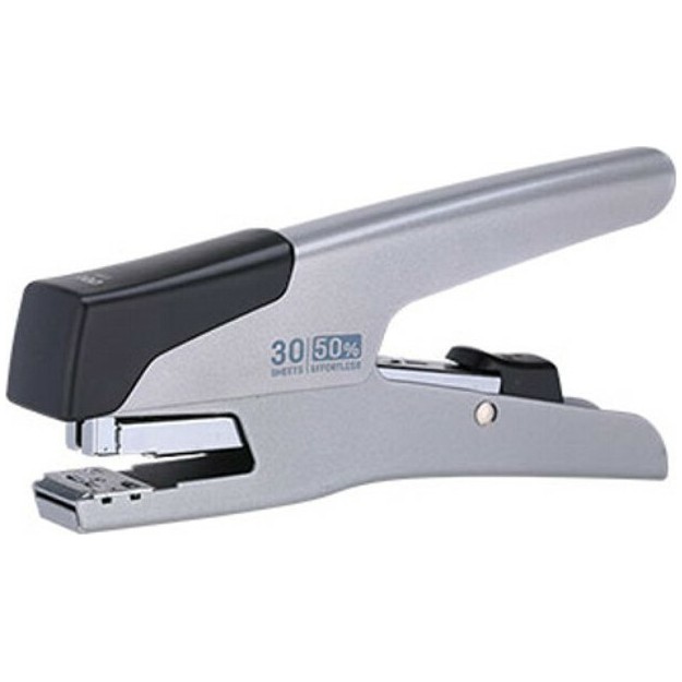 Συρραπτικό Χειρός Deli με Δυνατότητα Συρραφής έως 30 Φύλλα Χαμηλής Πίεσης 24/6 26/6 Ασημί 0358S