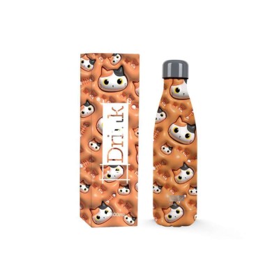 I-Total Μπουκάλι Θερμός Orange 500ml ID0452