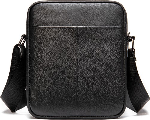 Cardinal 7362 Δερμάτινη Ανδρική Τσάντα Ώμου / Χιαστί σε Μαύρο χρώμα