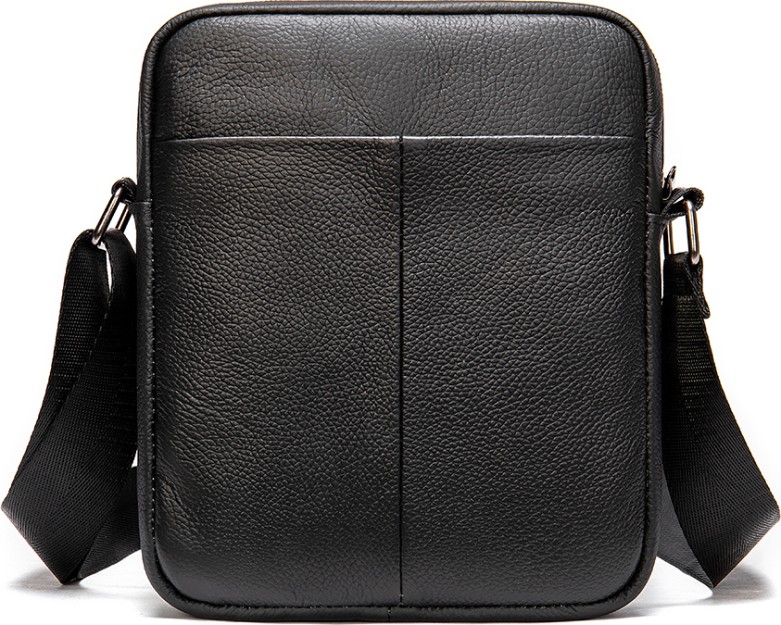 Cardinal 7362 Δερμάτινη Ανδρική Τσάντα Ώμου / Χιαστί σε Μαύρο χρώμα