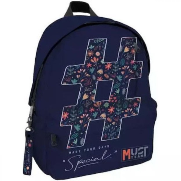 Τσαντα Πλατης Must Inspiration 32χ17χ42 1 Κεντρικη Θηκη Hashtag Diakakis 000585797