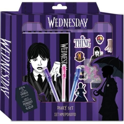 Diakakis Imports Ημερολόγιο Σετ Wednesday 7 Τμχ Στυλό Σελίδα Αυτοκόλλητα Πούλιες Κόλλα 000503607