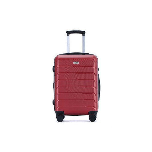 Lavor Βαλίτσα Ταξιδιού Καμπίνας Υφασμάτινη Κόκκινη με 4 Ρόδες Ύψους 55εκ. 1-607