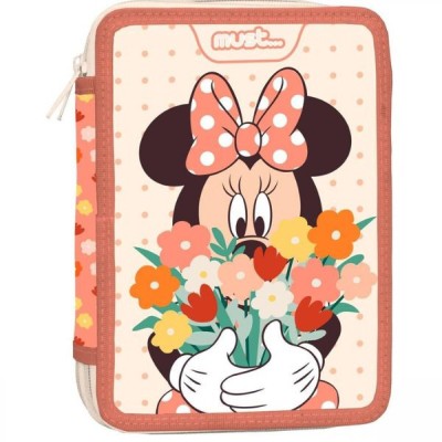 Κασετίνα Must Γεμάτη 2 Θήκες 15x5x21cm Minnie Happiness Πολύχρωμη 000564397