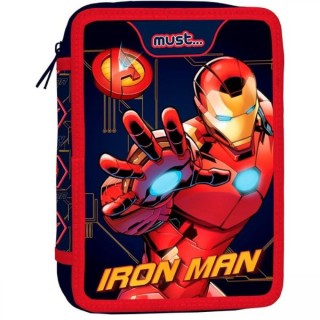 Must Iron Man Κασετίνα Γεμάτη με 2 Θήκες 000506238