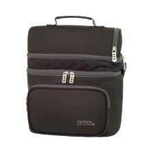 Polo Double Cooler Σχολική Τσάντα Φαγητού Μαύρη 9-07-096-2000