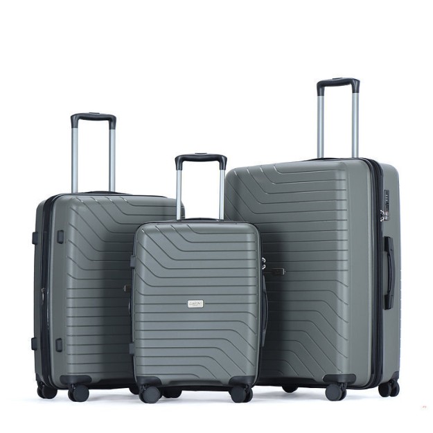 Lavor Βαλίτσες Ταξιδιού Σκληρές Γκρι με 4 Ρόδες 1-604