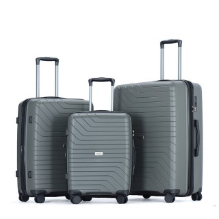 Lavor Βαλίτσες Ταξιδιού Σκληρές Γκρι με 4 Ρόδες 1-604