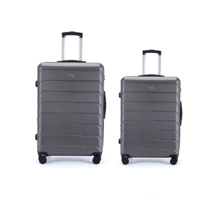 Lavor Βαλίτσες Ταξιδιού Υφασμάτινες Γκρι με 4 Ρόδες Σετ 2τμχ 1-601