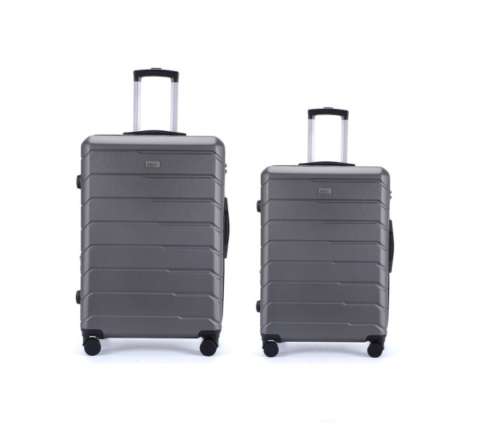 Lavor Βαλίτσες Ταξιδιού Υφασμάτινες Γκρι με 4 Ρόδες Σετ 2τμχ 1-601