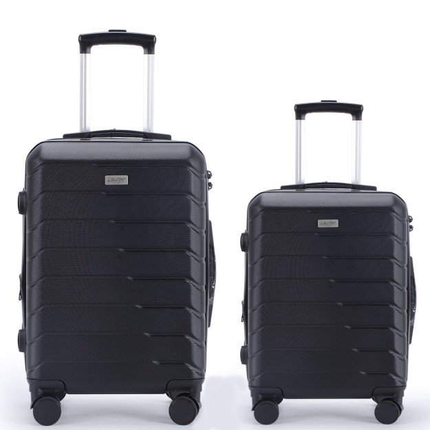 Lavor 1-601 Σετ Βαλίτσες 2τμχ Μικρό Μεσαίο Μέγεθος Μαύρο