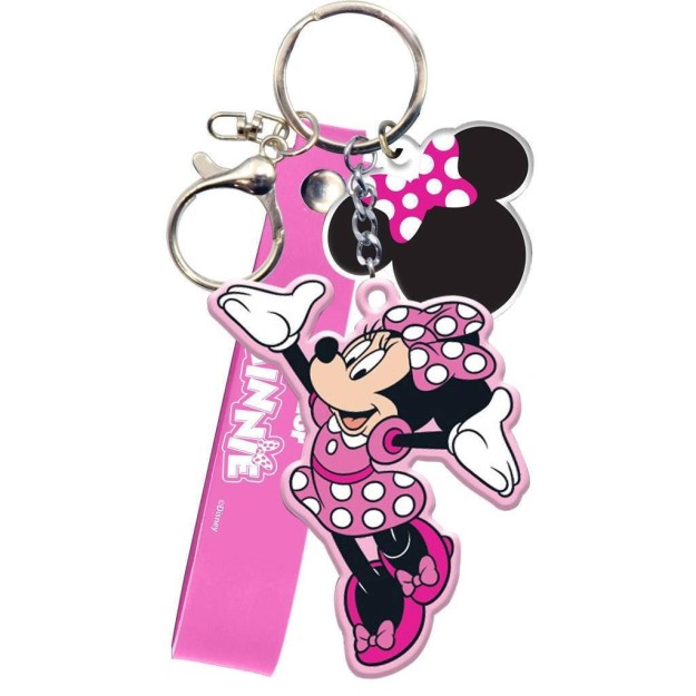 Διακάκης Μπρελόκ Minnie Σιλικόνης με Κρίκο & Γαντζάκι 000564267