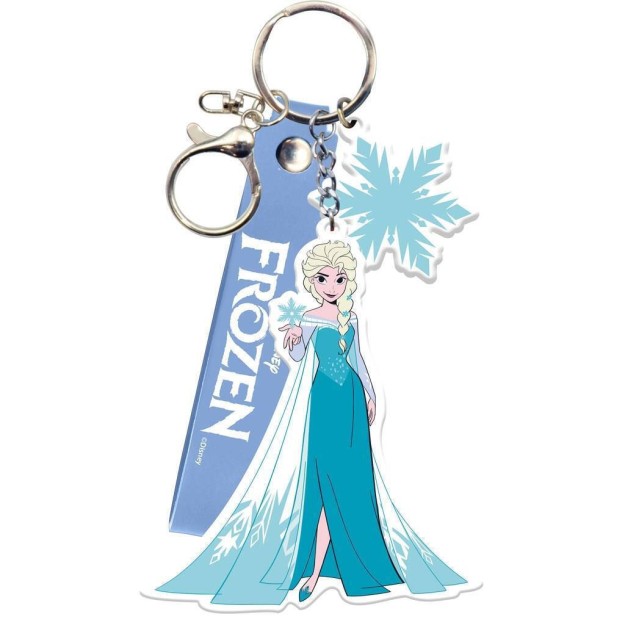 Διακάκης Μπρελόκ Frozen Σιλικόνης με Κρίκο & Γαντζάκι 000564266