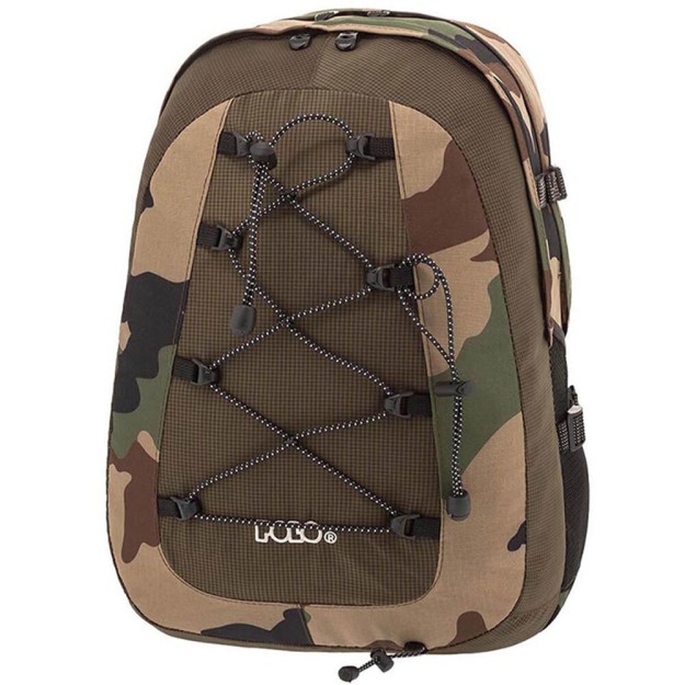 Polo Offpist Σχολική Τσάντα Πλάτης Γυμνασίου - Λυκείου Χακί 28lt 9-02-050-2900