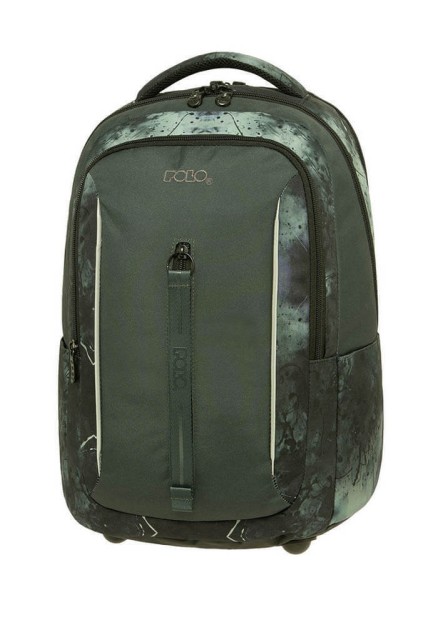 Polo Prodigy Σχολική Τσάντα Πλάτης Γυμνασίου - Λυκείου σε Πράσινο χρώμα 9-01-022-6566