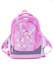 Yolo Pink Unicorn Σχολική Τσάντα Πλάτης Δημοτικού Ροζ 11108