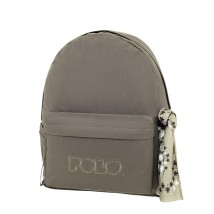 Polo Original Scarf Σχολική Τσάντα Πλάτης Γυμνασίου - Λυκείου Γκρι 9-01-135-2100