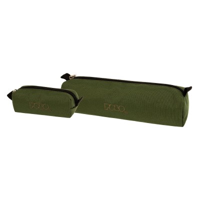 Polo Original Wallet Κασετίνα Βαρελάκι με 1 Θήκη Λαδί 9-37-006-6400