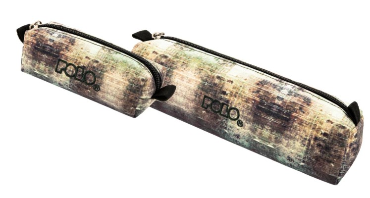 Polo Wallet Κασετίνα Βαρελάκι με 1 Θήκη σε Πράσινο χρώμα 1τμχ 9-37-006-8114