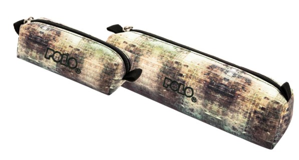 Polo Wallet Κασετίνα Βαρελάκι με 1 Θήκη σε Πράσινο χρώμα 1τμχ 9-37-006-8114