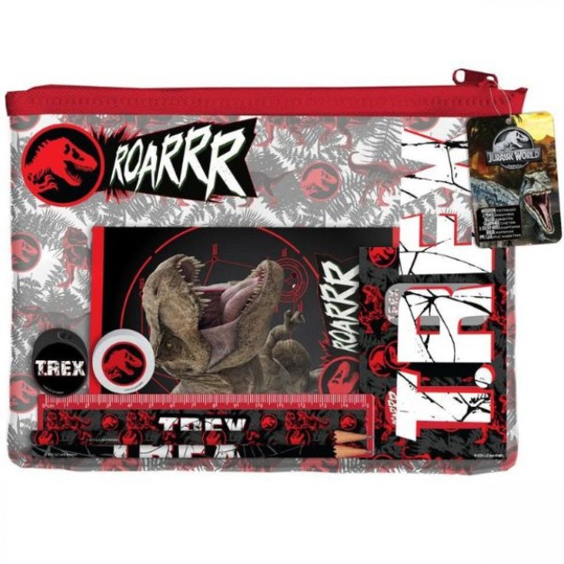 Διακάκης Παιδικό Σετ Γραφικής Ύλης με Μολύβι, Ξύστρα, Γόμα, Σημειωματάριο, Χάρακα και Κασετίνα 000570929